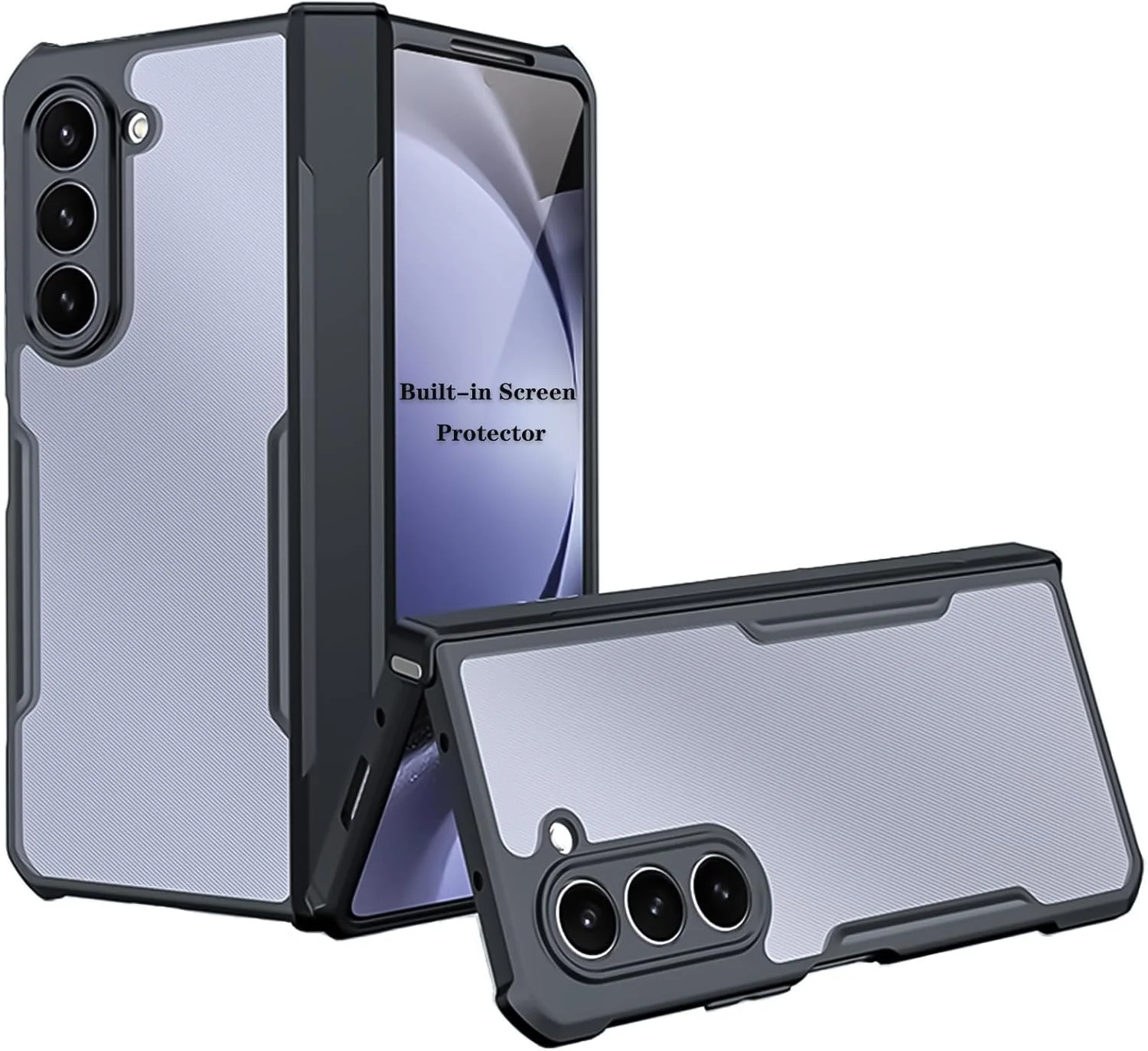 قاب محافظ گوشی سامسونگ گلکسی زد فولد 6، دارای محافظ صفحه نمایش داخلی، محافظ لنز دوربین، کاور پشتی گوشی موبایل TPU ضد ضربه با کیسه هوا، ضد زردی، محافظ باریک قاب محافظ گوشی سامسونگ گلکسی زد فولد 6، دارای محافظ صفحه نمایش داخلی، محافظ لنز دوربین، کاور پشتی گوشی موبایل TPU ضد ضربه با کیسه هوا، ضد زردی، محافظ باریک