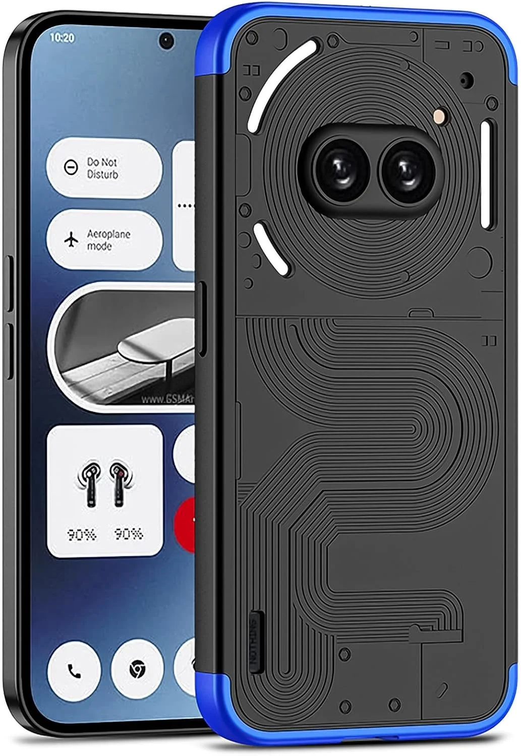 قاب محافظ پلاستیکی سخت 360 درجه برای گوشی ناتینگ فون 2a / 2a پلاس، پوشش پشتی محافظ، طراحی باریک و مقاوم در برابر ضربه، ضد خش قاب محافظ پلاستیکی سخت 360 درجه برای گوشی ناتینگ فون 2a / 2a پلاس، پوشش پشتی محافظ، طراحی باریک و مقاوم در برابر ضربه، ضد خش