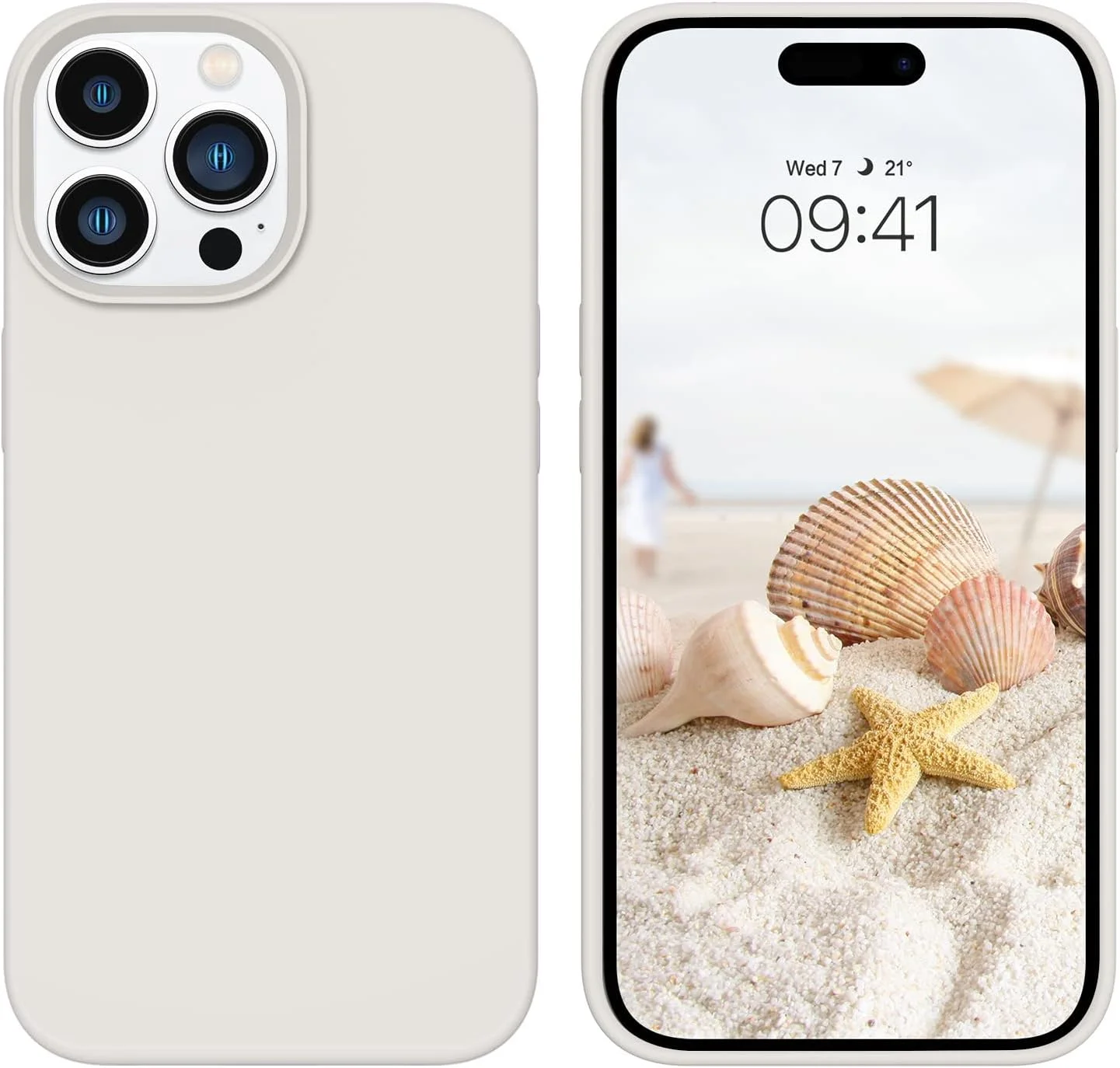 کاور سیلیکونی مایع سازگار با آیفون 14 پرو 6.1 اینچی، ژل نرم لاستیکی باریک با پوشش داخلی میکروفایبر، محافظ با بافت ضربه گیر برای آیفون 14 پرو، رنگ سنگی کاور سیلیکونی مایع سازگار با آیفون 14 پرو 6.1 اینچی، ژل نرم لاستیکی باریک با پوشش داخلی میکروفایبر، محافظ با بافت ضربه گیر برای آیفون 14 پرو، رنگ سنگی