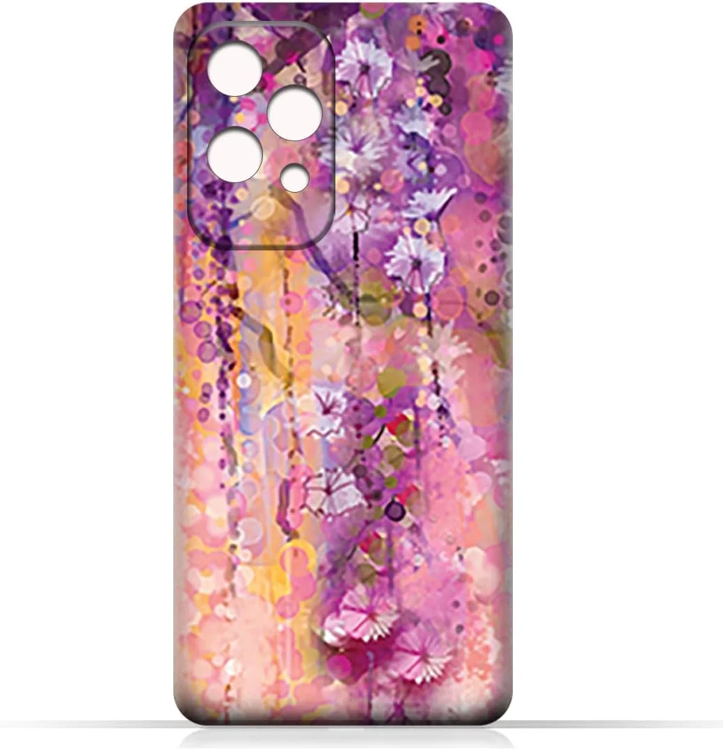 قاب پشتی گوشی موبایل TPU سازگار با مدل آنر 200 لایت با طرح گل های بنفش هنری قاب پشتی گوشی موبایل TPU سازگار با مدل آنر 200 لایت با طرح گل های بنفش هنری