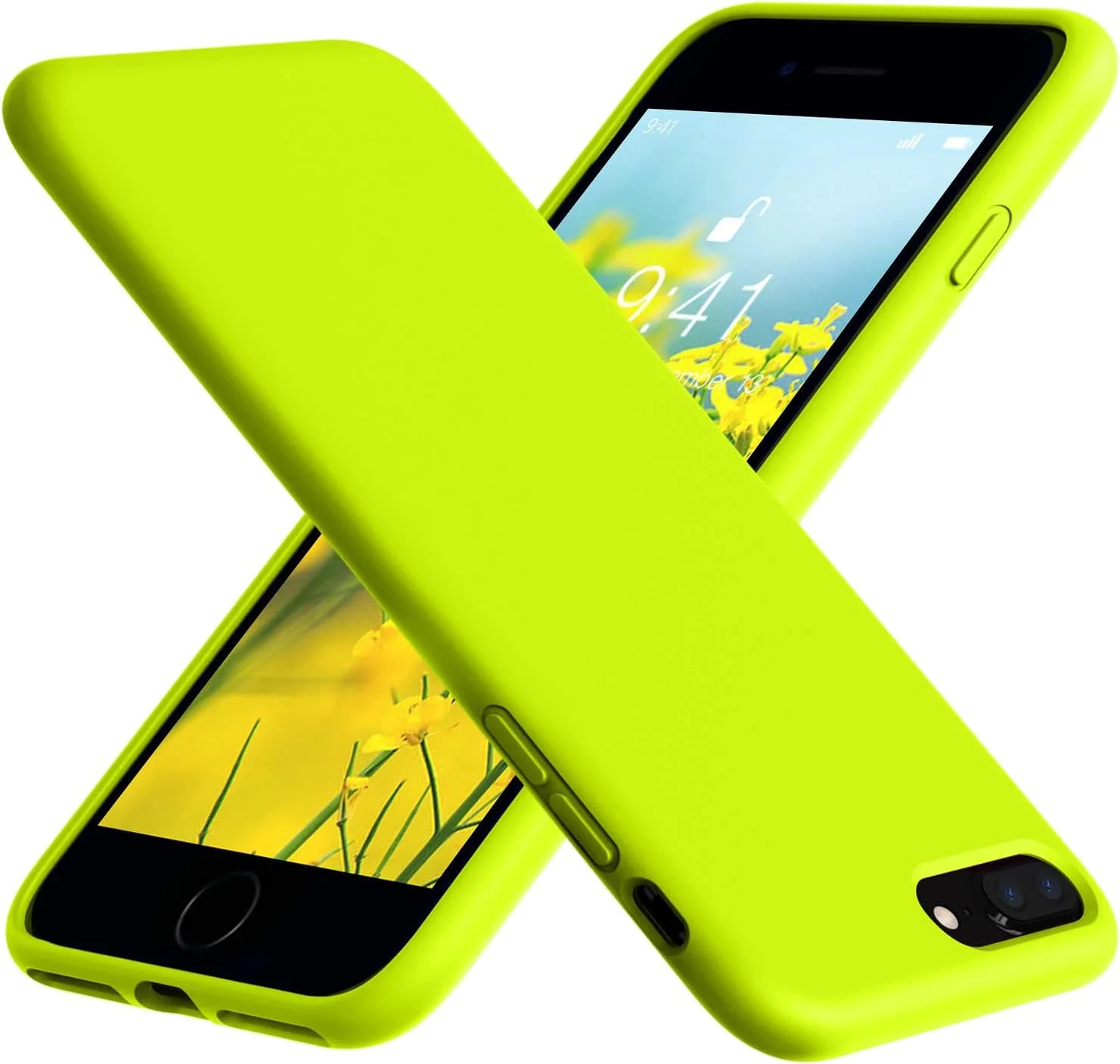 قاب گوشی Vooii سازگار با آیفون 8 پلاس، قاب گوشی آیفون 7 پلاس، ضربه گیر لاستیکی ژل سیلیکونی نرم، پوشش محافظ کل بدنه ضد ضربه با روکش میکروفایبر، سبز فلورسنت قاب گوشی Vooii سازگار با آیفون 8 پلاس، قاب گوشی آیفون 7 پلاس، ضربه گیر لاستیکی ژل سیلیکونی نرم، پوشش محافظ کل بدنه ضد ضربه با روکش میکروفایبر، سبز فلورسنت