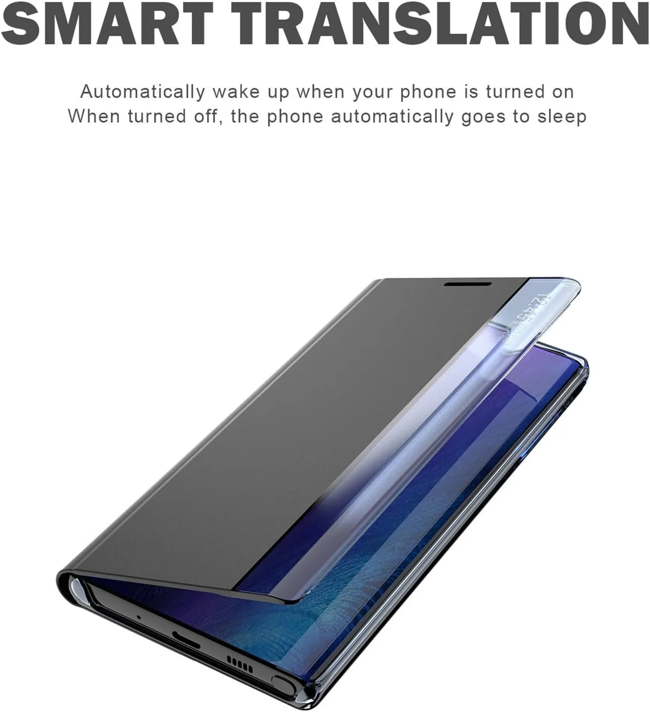 کیف محافظ تاشو برای سامسونگ گلکسی S25 Ultra، کیف چرمی هوشمند با پنجره شفاف، پایه دار و دارای آهنربا (S25 Ultra, مشکی) کیف محافظ تاشو برای سامسونگ گلکسی S25 Ultra، کیف چرمی هوشمند با پنجره شفاف، پایه دار و دارای آهنربا (S25 Ultra, مشکی)