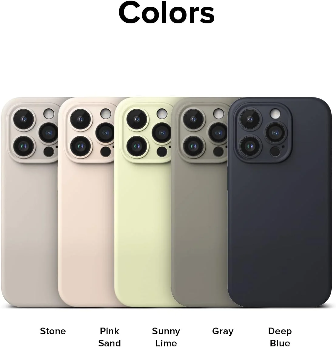 کاور سیلیکونی رینکه سازگار با آهنربای آیفون 15 پرو مکس، آهنربای قدرتمند، با دوام، حس ابریشمی، ضد اثر انگشت، کاور پشتی آیفون 15 پرو مکس - رنگ سنگی