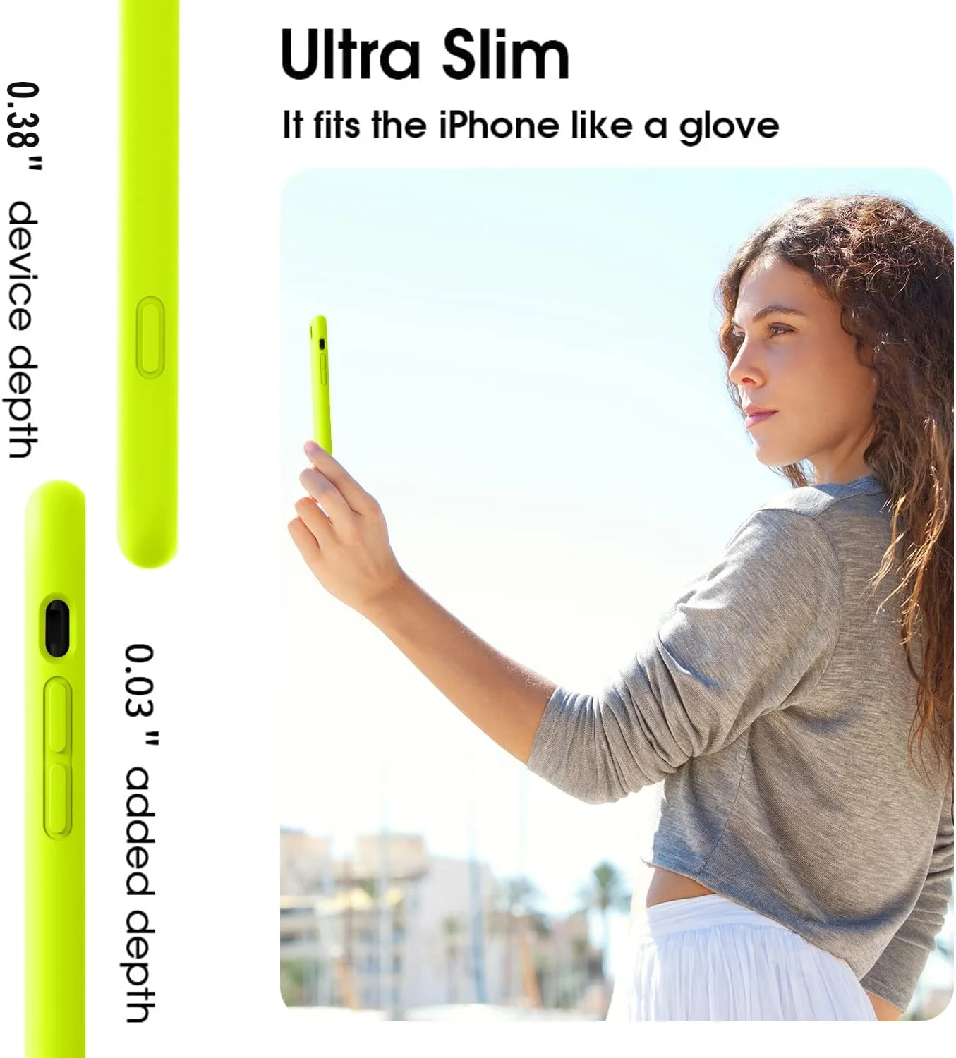 قاب گوشی Vooii سازگار با آیفون 8 پلاس، قاب گوشی آیفون 7 پلاس، ضربه گیر لاستیکی ژل سیلیکونی نرم، پوشش محافظ کل بدنه ضد ضربه با روکش میکروفایبر، سبز فلورسنت