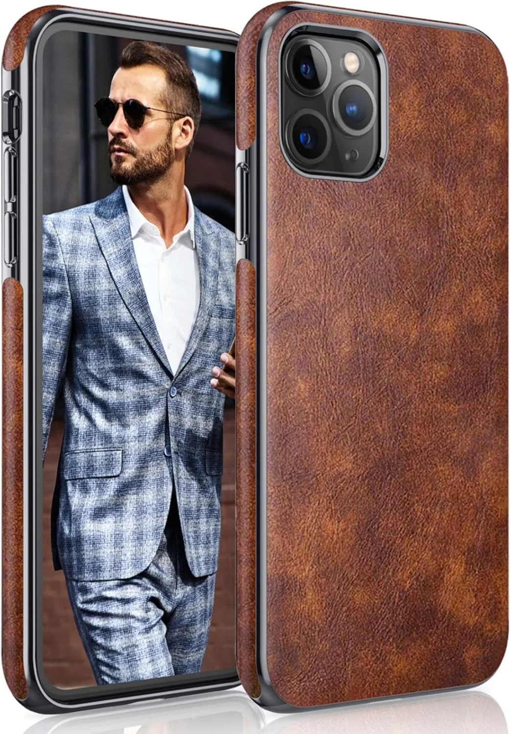 کاور محافظ گوشی آیفون 11 پرو LOHASIC، چرم نازک و باریک، سبک تجاری لوکس PU، نرم و منعطف، ضد لغزش، پوشش کامل بدنه، ضد ضربه، مناسب برای گوشی اپل آیفون 11 پرو (2019) 5.8 اینچ - قهوه ای کلاسیک کاور محافظ گوشی آیفون 11 پرو LOHASIC، چرم نازک و باریک، سبک تجاری لوکس PU، نرم و منعطف، ضد لغزش، پوشش کامل بدنه، ضد ضربه، مناسب برای گوشی اپل آیفون 11 پرو (2019) 5.8 اینچ - قهوه ای کلاسیک