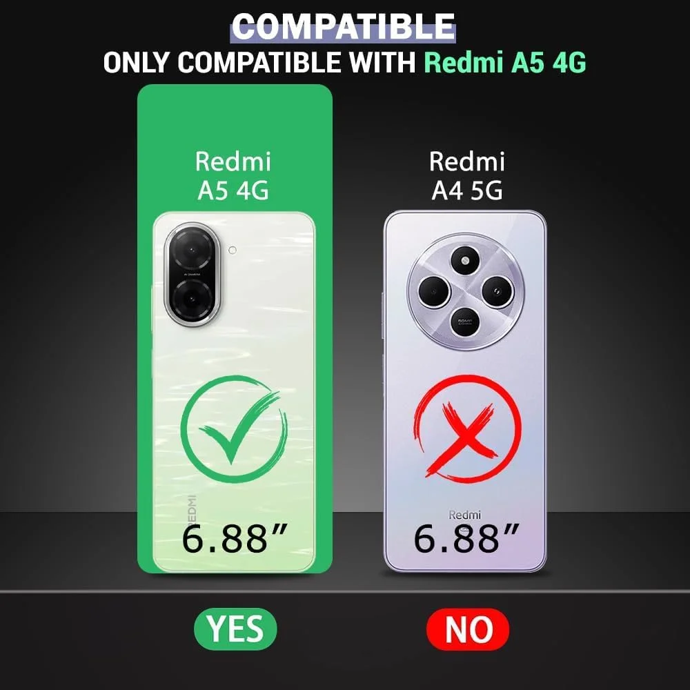 قاب محافظ گوشی ردمی A5، کاور شفاف با پشت سخت PC و حاشیه مشکی TPU ضد ضربه، مقاوم در برابر ضربه 360 درجه، ضد زردی، کاور شفاف برای شیائومی ردمی A5 (حاشیه شفاف) قاب محافظ گوشی ردمی A5، کاور شفاف با پشت سخت PC و حاشیه مشکی TPU ضد ضربه، مقاوم در برابر ضربه 360 درجه، ضد زردی، کاور شفاف برای شیائومی ردمی A5 (حاشیه شفاف)