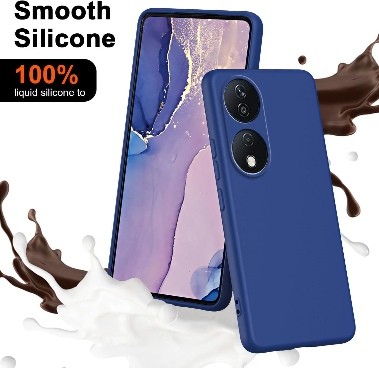 قاب محافظ سیلیکونی نرم Zubitech برای آنر X7b، پوشش محافظ سبک وزن با روکش صاف، محافظ دوربین، ضد ضربه، شیک، مناسب برای آقایان و بانوان، سازگار با آنر X7b (آبی) قاب محافظ سیلیکونی نرم Zubitech برای آنر X7b، پوشش محافظ سبک وزن با روکش صاف، محافظ دوربین، ضد ضربه، شیک، مناسب برای آقایان و بانوان، سازگار با آنر X7b (آبی)