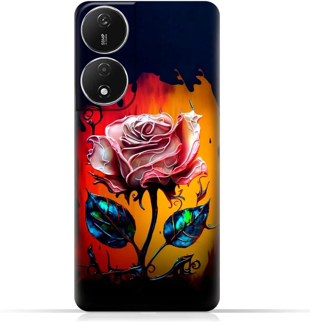 قاب پشتی گوشی موبایل TPU سازگار با مدل Honor X7b 5G (50 مگاپیکسل) با طرح هنری A1003