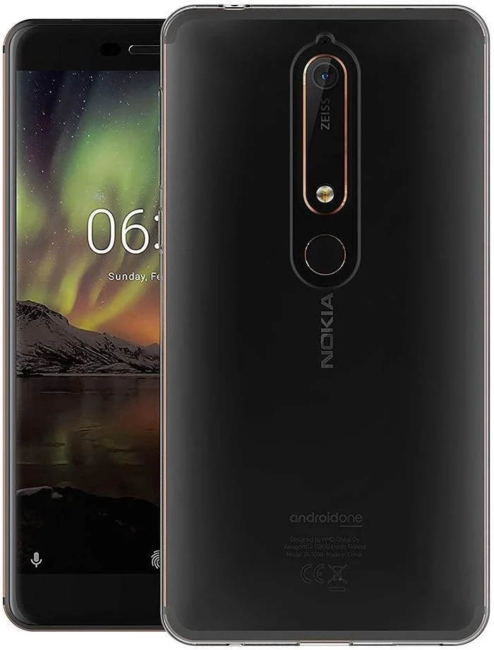 کاور محافظ ژله‌ای نرم مای‌جین برای نوکیا 6.1 (5.5 اینچ) با بامپر TPU و پشت شفاف