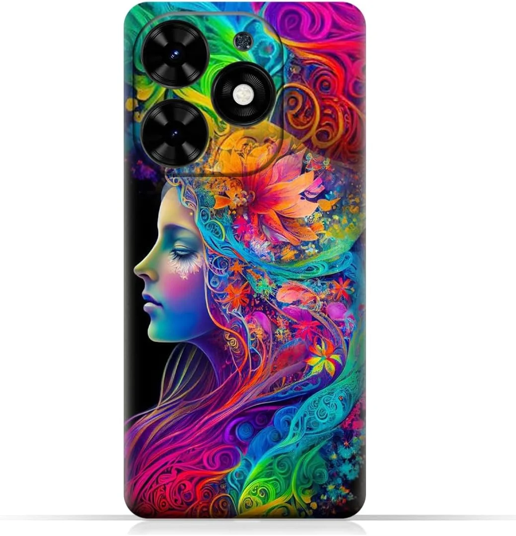 قاب پشتی گوشی موبایل TPU سازگار با مدل تکنو اسپارک گو ۲۰۲۴ با طرح هنری A1007