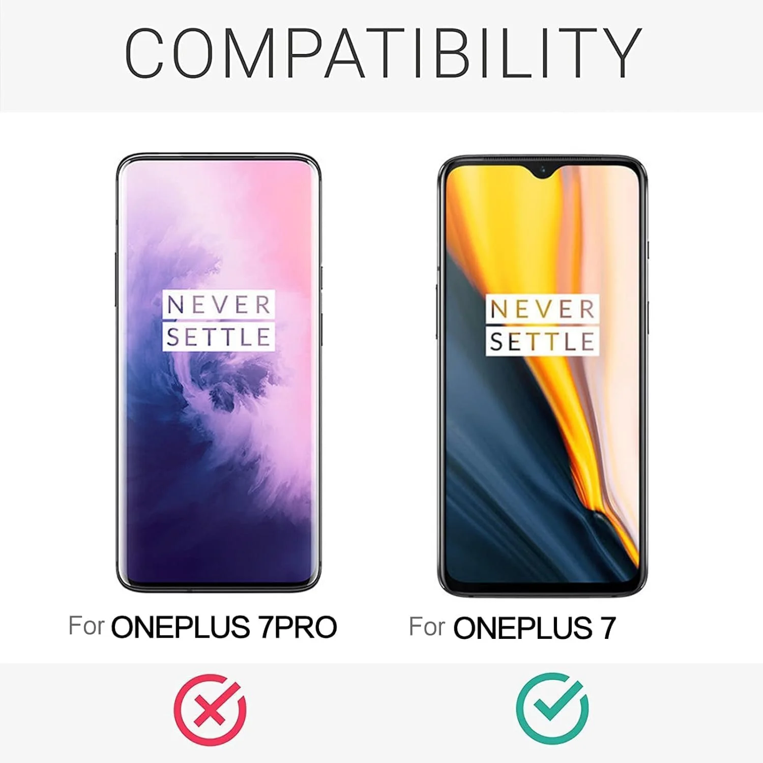 کاور سیلیکونی باریک محافظ دوربین گوشی Maykela سازگار با Oneplus 7، دارای پوشش داخلی نرم و انعطاف پذیر (سبز - مناسب برای Oneplus 7)