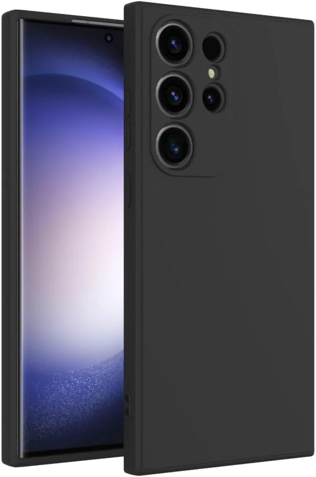 قاب محافظ ژلهای سیلیکونی نرم Zege سازگار با گوشی سامسونگ گلکسی S25 Ultra، پوشش پشتی مات ضد ضربه با آستر داخلی پارچهای و محافظت از دوربین (مشکی، سامسونگ گلکسی S25 Ultra) قاب محافظ ژلهای سیلیکونی نرم Zege سازگار با گوشی سامسونگ گلکسی S25 Ultra، پوشش پشتی مات ضد ضربه با آستر داخلی پارچهای و محافظت از دوربین (مشکی، سامسونگ گلکسی S25 Ultra)