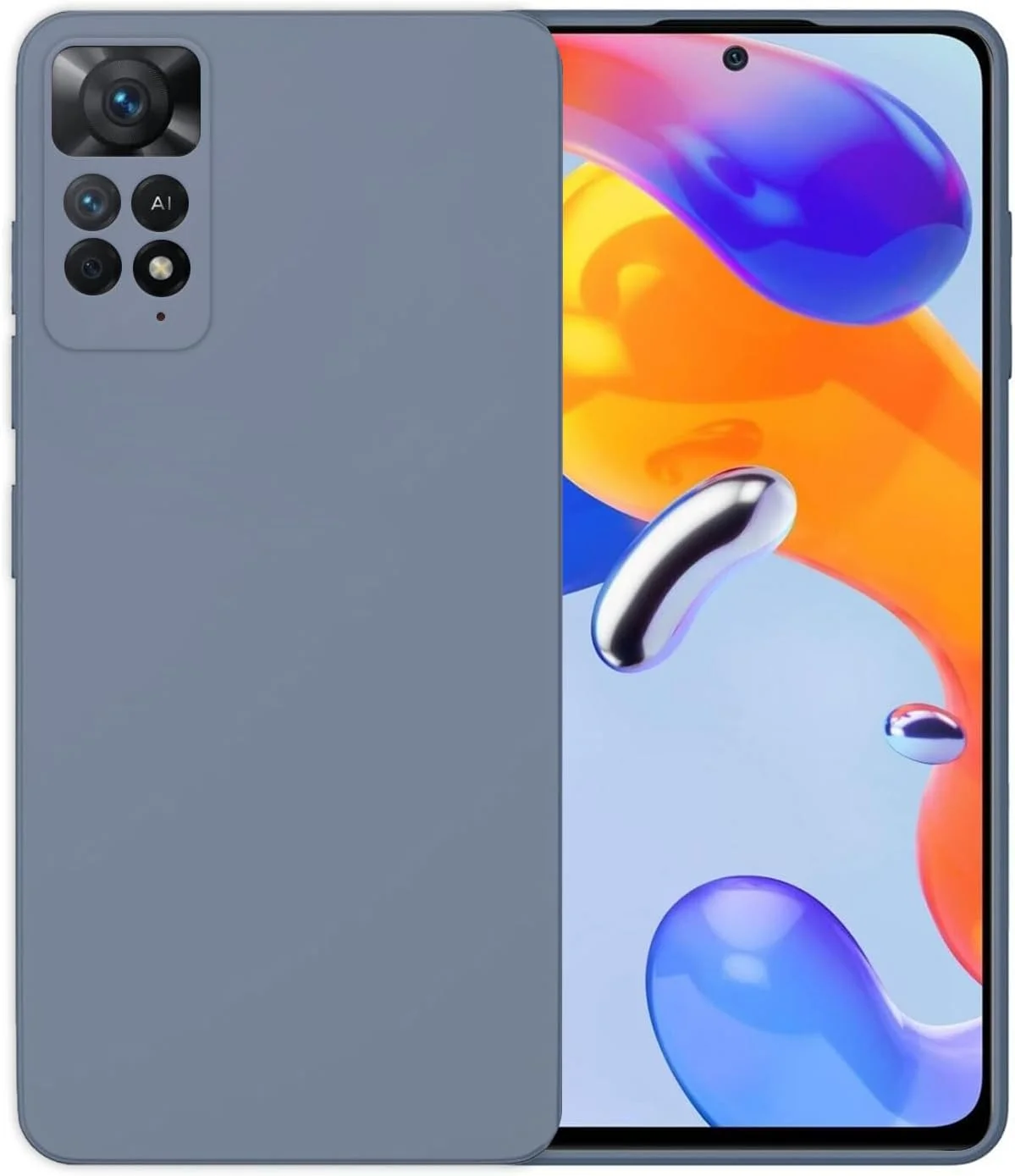 قاب محافظ گوشی ردمی نوت 11 پرو، کاور محافظ نرم (خاکستری، ردمی نوت 11 پرو) قاب محافظ گوشی ردمی نوت 11 پرو، کاور محافظ نرم (خاکستری، ردمی نوت 11 پرو)