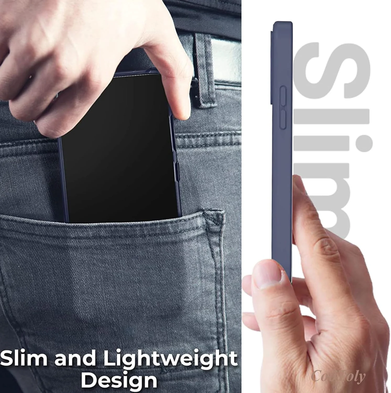 قاب محافظ گوشی ردمی نوت 11 پرو، کاور محافظ نرم (خاکستری، ردمی نوت 11 پرو)