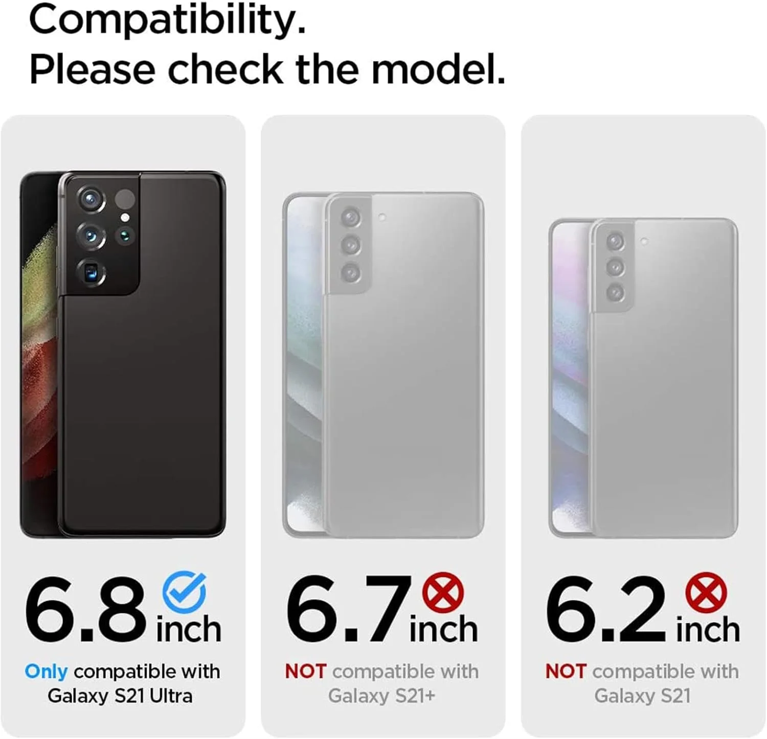 کاور سیلیکونی مایکیلا سازگار با گوشی سامسونگ گلکسی S21 Ultra 5G، نازک با محافظت از دوربین، دارای لایه داخلی نرم، باریک و انعطاف پذیر (مناسب برای سامسونگ گلکسی S21 Ultra 5G - مشکی)