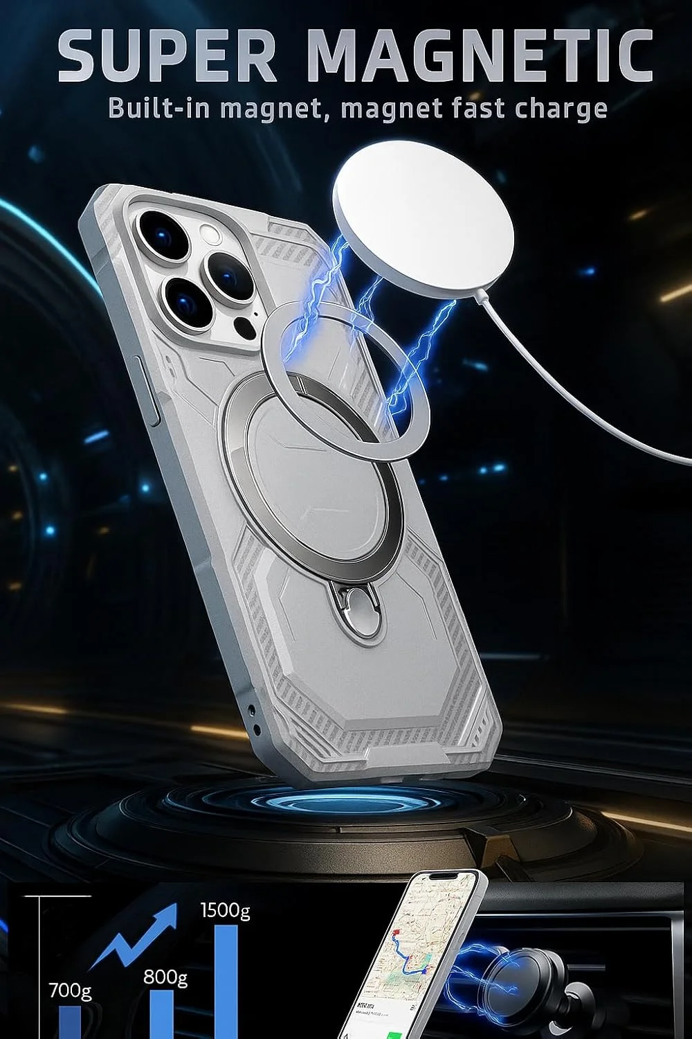 قاب محافظ گوشی آیفون 15 پرو زنولاکس خاکستری – کاور مقاوم با حلقه مغناطیسی استند | محافظت در برابر سقوط نظامی | بافت فیبر کربنی ضد ضربه | پشتیبانی از شارژ بی سیم مغناطیسی | کافر ایفون 15 برو قاب محافظ گوشی آیفون 15 پرو زنولاکس خاکستری – کاور مقاوم با حلقه مغناطیسی استند | محافظت در برابر سقوط نظامی | بافت فیبر کربنی ضد ضربه | پشتیبانی از شارژ بی سیم مغناطیسی | کافر ایفون 15 برو