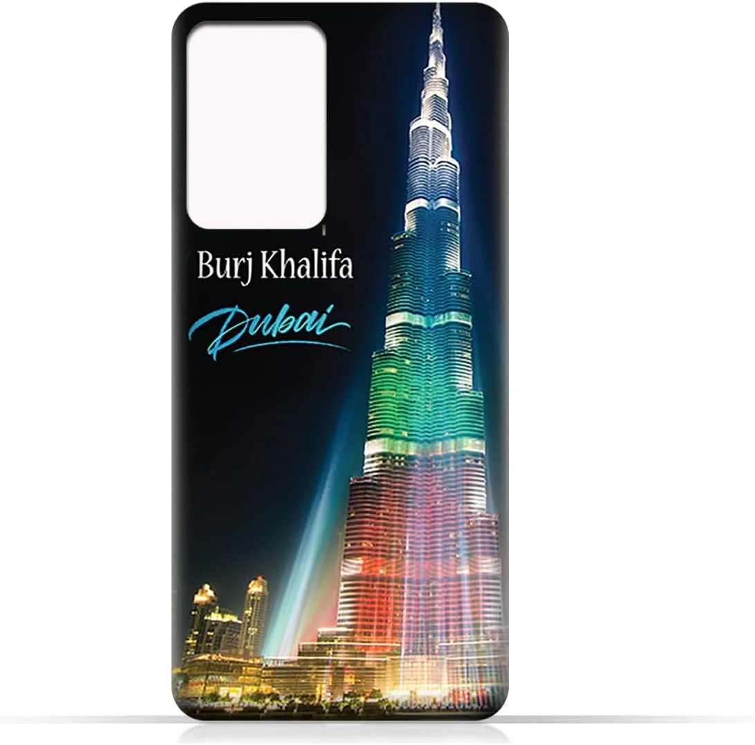 کاور محافظ گوشی موبایل شیائومی 13 لایت مدل AMC Design TPU با طرح برج خلیفه روشن