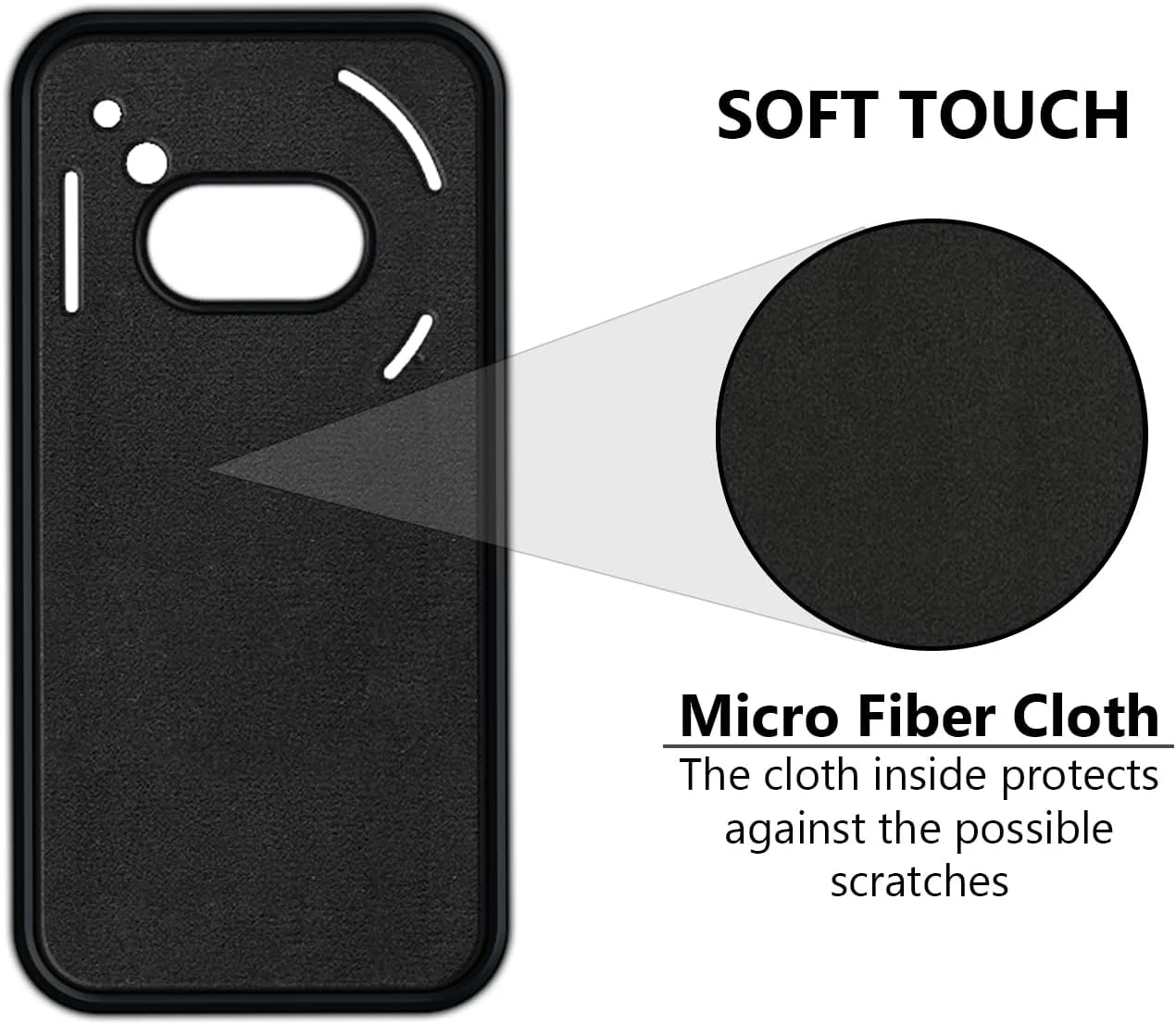 قاب پشتی نرم و انحصاری VIDO برای تلفن Nothing Phone 2a 5G (ضد ضربه | محافظت کامل 360 درجه)