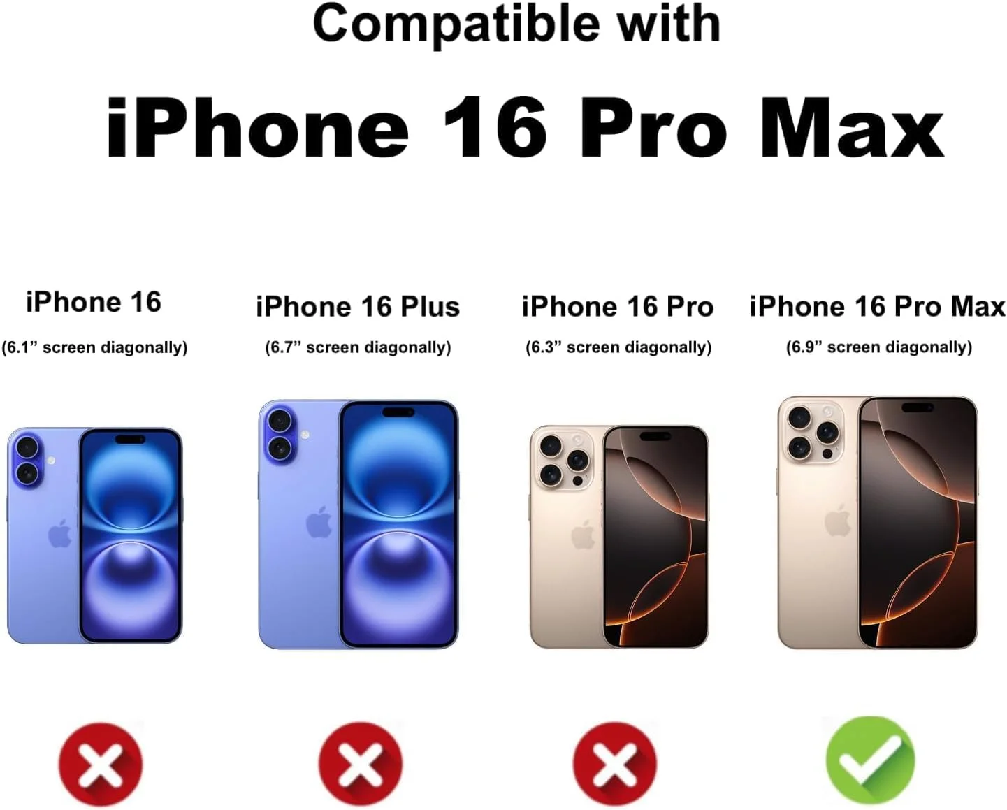 کاور محافظ نامرئی Hepiide برای آیفون 16 پرو مکس، کاور شفاف با کیفیت بالا، پوشش کامل دوربین، بسیار باریک و مقاوم (آیفون 16 پرو مکس) کاور محافظ نامرئی Hepiide برای آیفون 16 پرو مکس، کاور شفاف با کیفیت بالا، پوشش کامل دوربین، بسیار باریک و مقاوم (آیفون 16 پرو مکس)