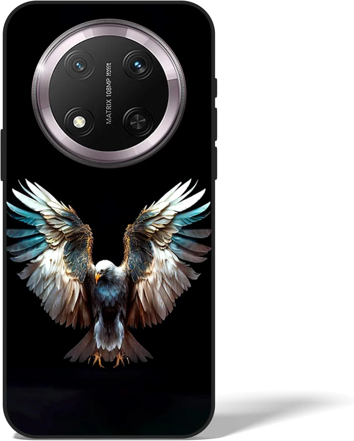 کاور محافظ پشتی گوشی موبایل TPU سازگار با مدل Honor X9c با طرح هنری A1002