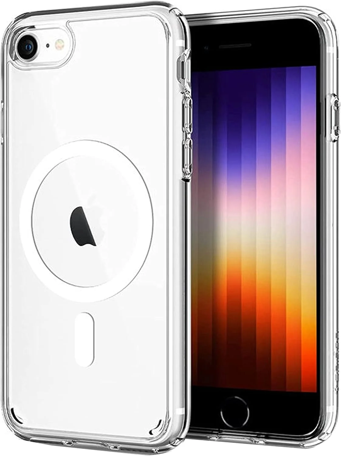 کاور محافظ مگسیف ایکام مناسب برای آیفون SE 2022 / آیفون SE 2020 - کاور شفاف PC و TPU با آهنرباهای داخلی و لبههای برجسته برای محافظت از دوربین آیفون SE2/SE3 کاور محافظ مگسیف ایکام مناسب برای آیفون SE 2022 / آیفون SE 2020 - کاور شفاف PC و TPU با آهنرباهای داخلی و لبههای برجسته برای محافظت از دوربین آیفون SE2/SE3