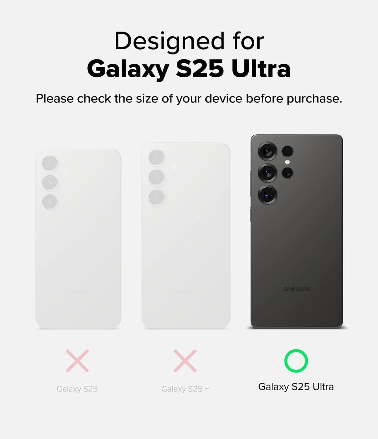 کاور محافظ آهنربایی Ringke Onyx سازگار با گوشی سامسونگ گلکسی S25 Ultra 5G (سال 2025)، با گریپ تقویت شده، TPU منعطف و مقاوم در برابر ضربه، کاور محافظ گوشی با سپر TPU مقاوم - مشکی