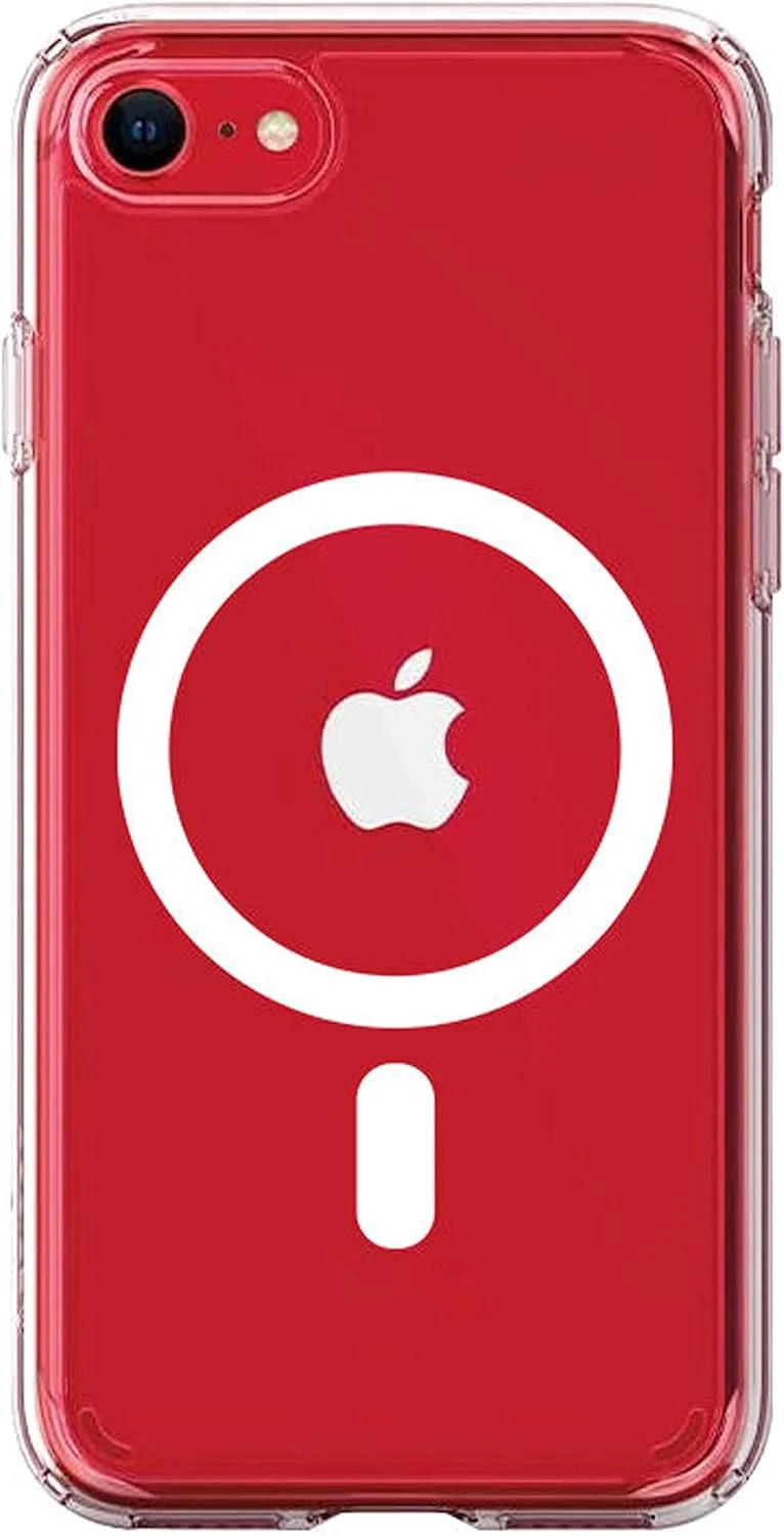 کاور محافظ مگسیف ایکام مناسب برای آیفون SE 2022 / آیفون SE 2020 - کاور شفاف PC و TPU با آهنرباهای داخلی و لبههای برجسته برای محافظت از دوربین آیفون SE2/SE3 کاور محافظ مگسیف ایکام مناسب برای آیفون SE 2022 / آیفون SE 2020 - کاور شفاف PC و TPU با آهنرباهای داخلی و لبههای برجسته برای محافظت از دوربین آیفون SE2/SE3