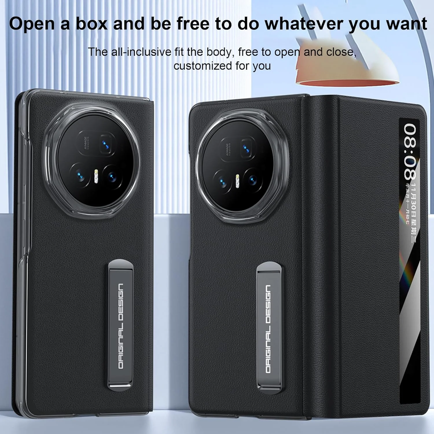 کیف محافظ Tieeyivv برای گوشی تاشو آنر مجیک V5، قاب گوشی موبایل تاشو با پایه فلزی، محافظت کامل، محافظت در برابر سقوط (مشکی) کیف محافظ Tieeyivv برای گوشی تاشو آنر مجیک V5، قاب گوشی موبایل تاشو با پایه فلزی، محافظت کامل، محافظت در برابر سقوط (مشکی)