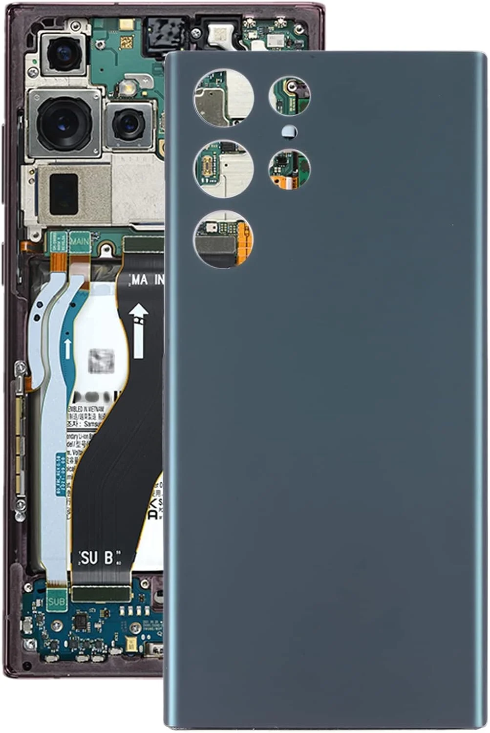 درب پشتی باتری برای گلکسی S22 Ultra درب پشتی باتری برای گلکسی S22 Ultra