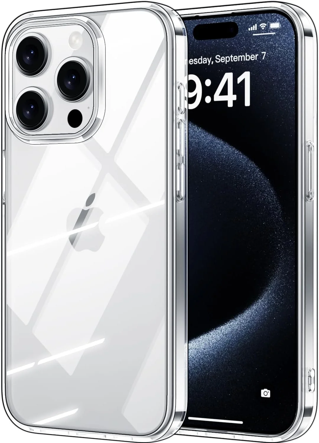 کاور محافظ گوشی آیفون 15 پرو، باریک، نرم، TPU، ضد لغزش و ضد خش کاور محافظ گوشی آیفون 15 پرو، باریک، نرم، TPU، ضد لغزش و ضد خش