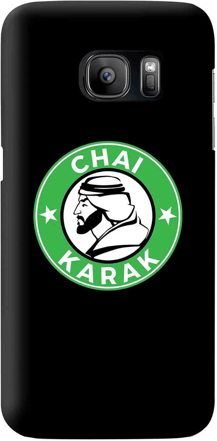 قاب محافظ گوشی موبایل استایلیزد، سازگار با گوشی سامسونگ گلکسی S7، سری کلاسیک اسنپ، کاور موبایل سفارشی، محافظ PC سخت، چاپ مات [طراحی شده برای سامسونگ گلکسی S7] - چای کرک