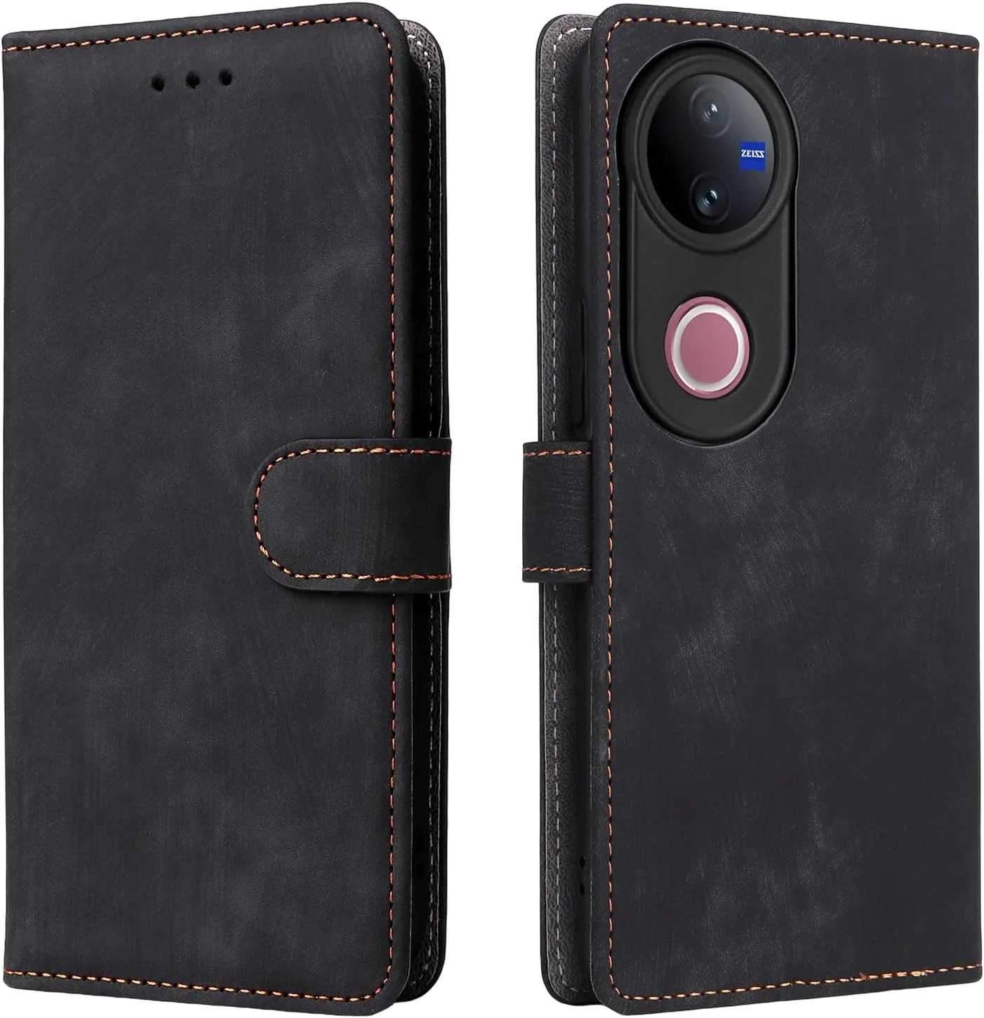 کیف پول چرمی محافظ گوشی ویوو V50 به همراه بند دستی، محافظت کامل از بدنه، ضد ضربه و ضد سرقت RFID کیف پول چرمی محافظ گوشی ویوو V50 به همراه بند دستی، محافظت کامل از بدنه، ضد ضربه و ضد سرقت RFID