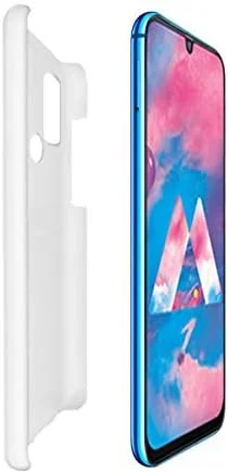 قاب گوشی استایلیزید سازگار با سامسونگ گلکسی M30s، سری اسنپ باریک، کاور موبایل سفارشی، محافظ PC سخت با روکش مات، طرح [طراحی شده برای سامسونگ گلکسی M30s] - مرمر صورتی هندسی