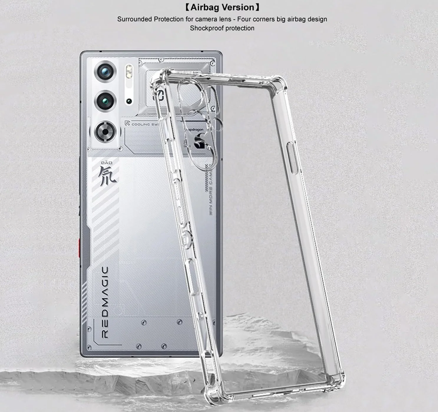 کاور محافظ گوشی نوبیا رد مجیک 9 پرو/9 پرو پلاس زوبی تک، جنس TPU نرم، ضد ضربه، ضد اثر انگشت، مناسب برای زد تی ای نوبیا رد مجیک 9 پرو/9 پرو پلاس (شفاف)