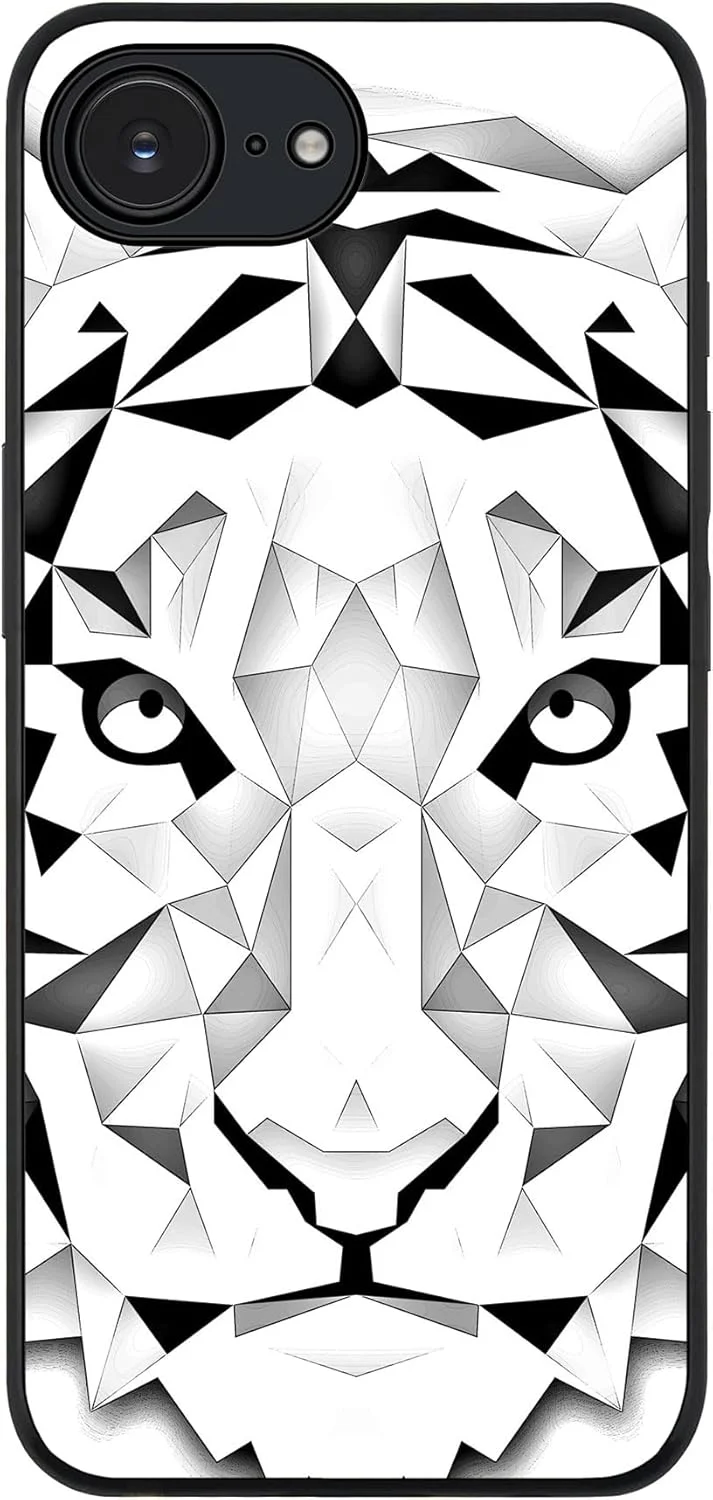 کاور مقاوم و باریک تلفن همراه Stylizedd سازگار با Apple iPhone 16e، محافظت از دوربین، ضد ضربه، طرح ببر کاور مقاوم و باریک تلفن همراه Stylizedd سازگار با Apple iPhone 16e، محافظت از دوربین، ضد ضربه، طرح ببر