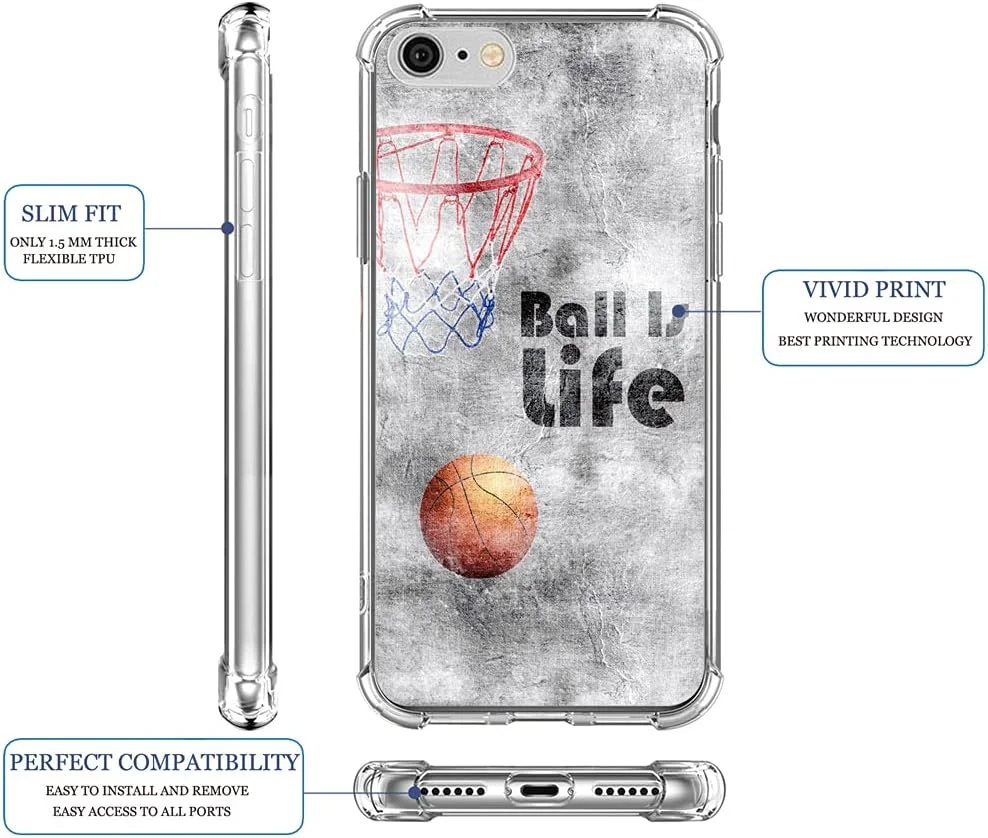 قاب گوشی آیفون 7 / کاور موبایل آیفون 7 آیوان، محافظ سیلیکونی و لاستیکی نرم با طرح چاپی گلدار فوق العاده برای دختران و زنان [IWONETT]C[I7]