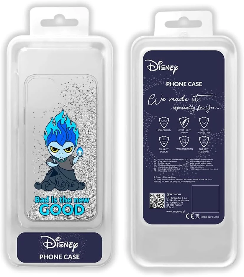 قاب گوشی موبایل ERT GROUP برای Apple Iphone 11 طرح اصلی و دارای مجوز رسمی دیزنی Hades 001، کاملا منطبق با گوشی موبایل، با افکت اکلیلی