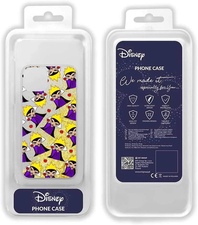 قاب گوشی موبایل ERT GROUP برای Apple Iphone 13 MINI طرح اصلی و دارای مجوز رسمی دیزنی، ملکه خبیث 003، بهینه شده برای گوشی موبایل، با جلوه اکلیلی قاب گوشی موبایل ERT GROUP برای Apple Iphone 13 MINI طرح اصلی و دارای مجوز رسمی دیزنی، ملکه خبیث 003، بهینه شده برای گوشی موبایل، با جلوه اکلیلی