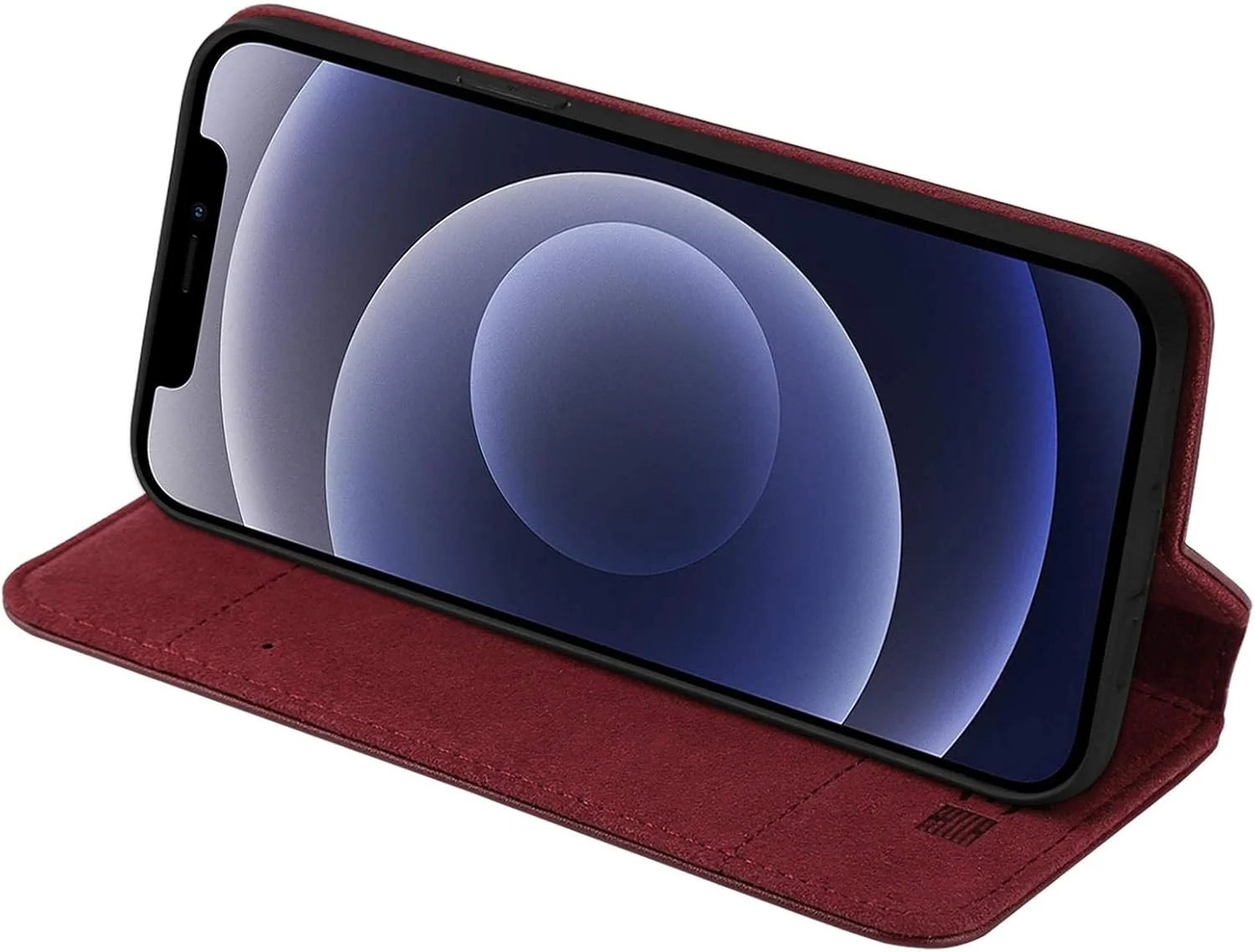 کیف پول چرمی کلاسیک سری 2.0 - قاب گوشی موبایل برای اپل آیفون 12 (6.1 اینچ) / آیفون 12 پرو (6.1 اینچ)، دارای جای کارت، بست مغناطیسی و پایه داخلی - زرشکی کیف پول چرمی کلاسیک سری 2.0 - قاب گوشی موبایل برای اپل آیفون 12 (6.1 اینچ) / آیفون 12 پرو (6.1 اینچ)، دارای جای کارت، بست مغناطیسی و پایه داخلی - زرشکی