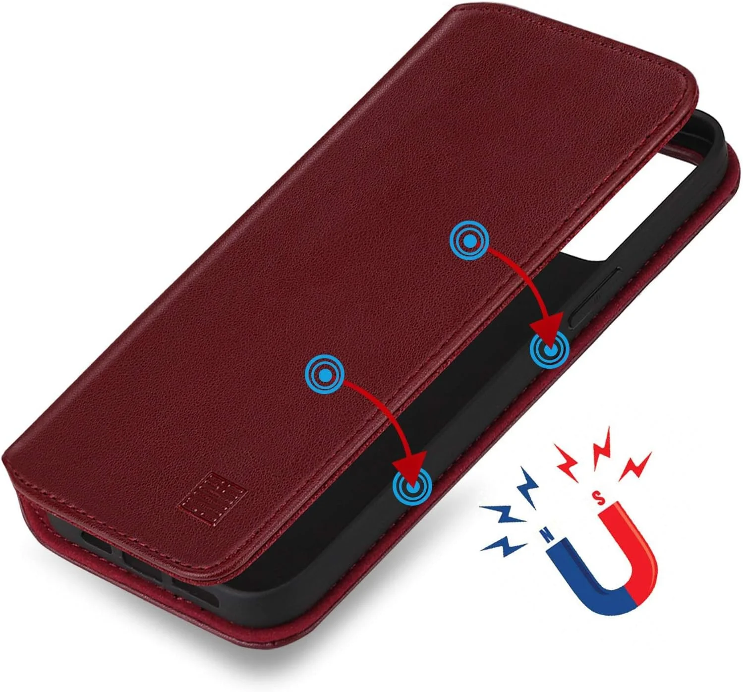 کیف پول چرمی کلاسیک سری 2.0 - قاب گوشی موبایل برای اپل آیفون 12 (6.1 اینچ) / آیفون 12 پرو (6.1 اینچ)، دارای جای کارت، بست مغناطیسی و پایه داخلی - زرشکی کیف پول چرمی کلاسیک سری 2.0 - قاب گوشی موبایل برای اپل آیفون 12 (6.1 اینچ) / آیفون 12 پرو (6.1 اینچ)، دارای جای کارت، بست مغناطیسی و پایه داخلی - زرشکی