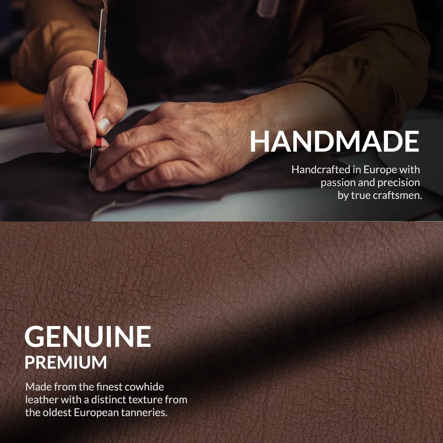 کاور پشتی چرمی اصل SURAZO برای گوشی Apple iPhone 16 Pro - کاور محافظ گوشی موبایل چرمی ضد ضربه [محافظ شیشه ای دوربین، جای کارت، عملکرد استند، جاکلیدی] کاور محافظ پشتی بامپر