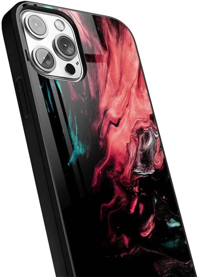 قاب گوشی موبایل Babaco ERT GROUP برای Apple Iphone 13 PRO MAX طرح اصلی و دارای مجوز رسمی طرح انتزاعی 027 ساخته شده از شیشه سخت شده، کاملا منطبق با گوشی موبایل، پوشش محافظ