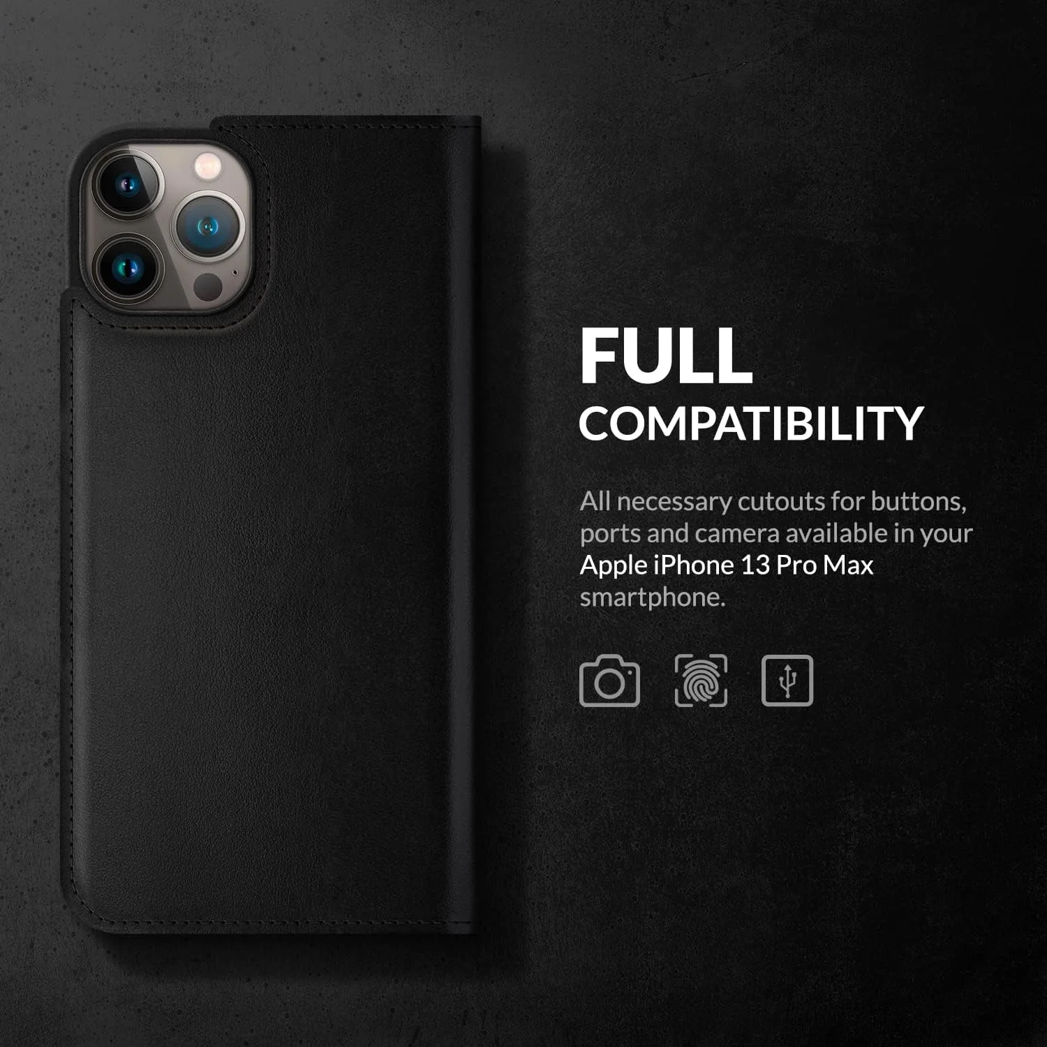 کیف پول چرمی موبایل SURAZO سازگار با آیفون 13 پرو مکس - کیف گوشی هوشمند تاشو با استند، مسدود کننده RFID، بسته شدن مغناطیسی، 3 اسلات برای کارت های بانکی - چرم اروپایی دست ساز کیف پول چرمی موبایل SURAZO سازگار با آیفون 13 پرو مکس - کیف گوشی هوشمند تاشو با استند، مسدود کننده RFID، بسته شدن مغناطیسی، 3 اسلات برای کارت های بانکی - چرم اروپایی دست ساز