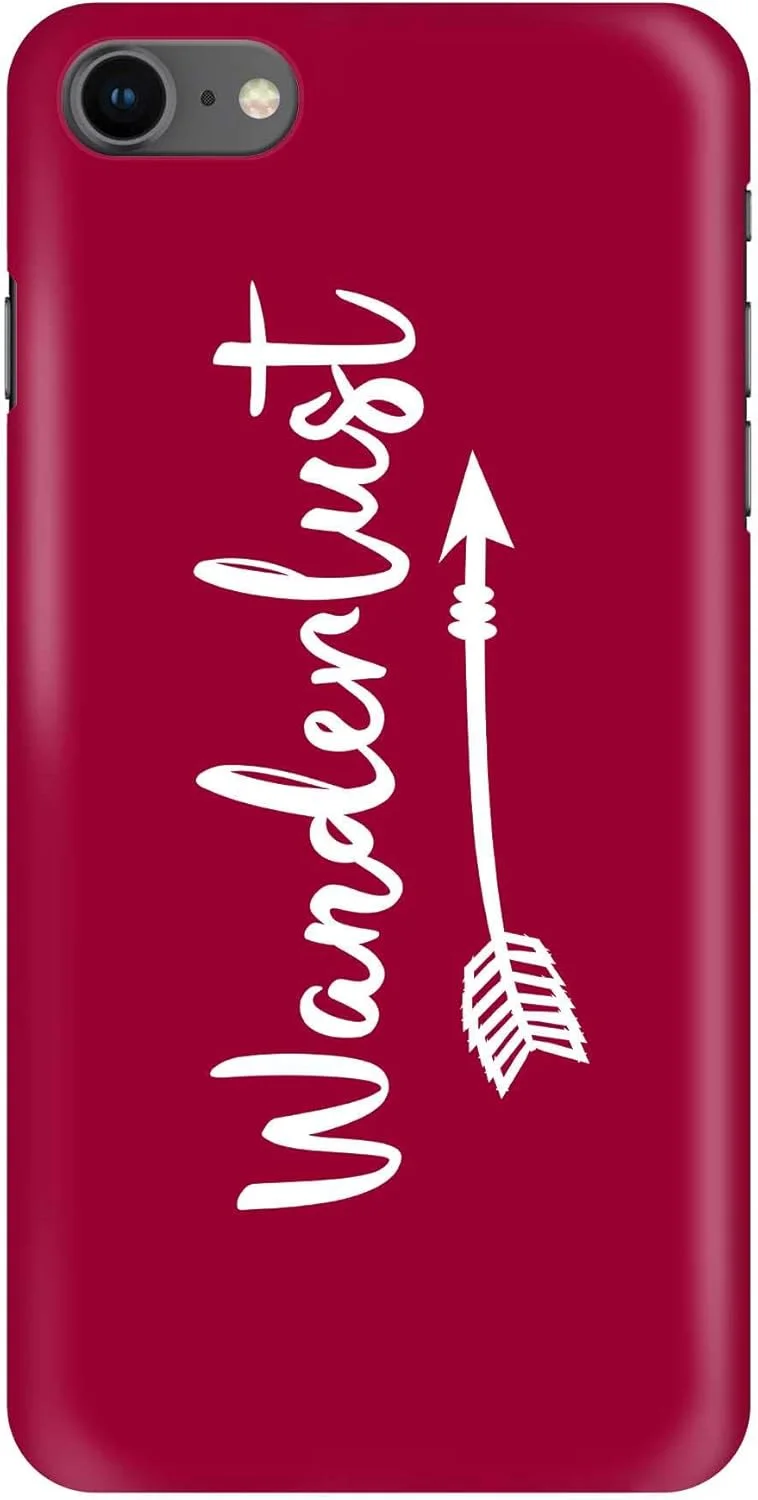 قاب گوشی استایلیزد سازگار با اپل آیفون 8، باریک، سری کلاسیک، طرح سفارشی، محافظ سخت PC با روکش مات [طراحی شده برای اپل آیفون 8] - عشق به سفر