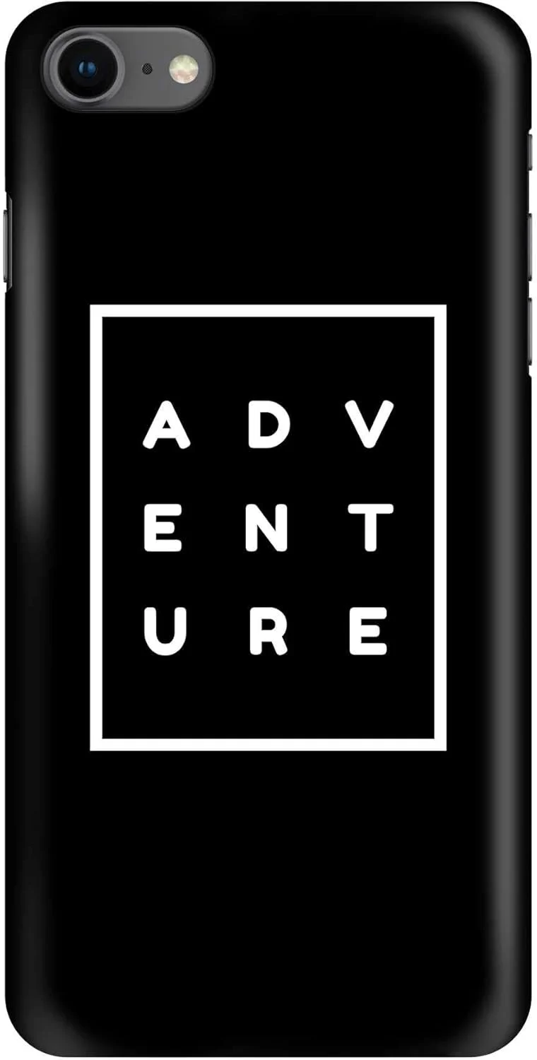 قاب محافظ گوشی استایلیزد، سازگار با آیفون 8، سری کلاسیک باریک، کاور موبایل سفارشی، محافظ سخت PC با روکش مات، طرح ماجراجویی [طراحی شده برای آیفون 8]