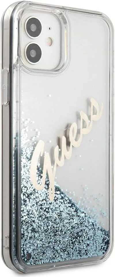 قاب محافظ سخت CG Mobile Guess Liquid Glitter Script Back Shield با قابلیت جذب ضربه و محافظت کامل در برابر افتادن برای Apple iPhone دارای مجوز رسمی (12 Mini (5.4 اینچ)، آبی کلاسیک) قاب محافظ سخت CG Mobile Guess Liquid Glitter Script Back Shield با قابلیت جذب ضربه و محافظت کامل در برابر افتادن برای Apple iPhone دارای مجوز رسمی (12 Mini (5.4 اینچ)، آبی کلاسیک)