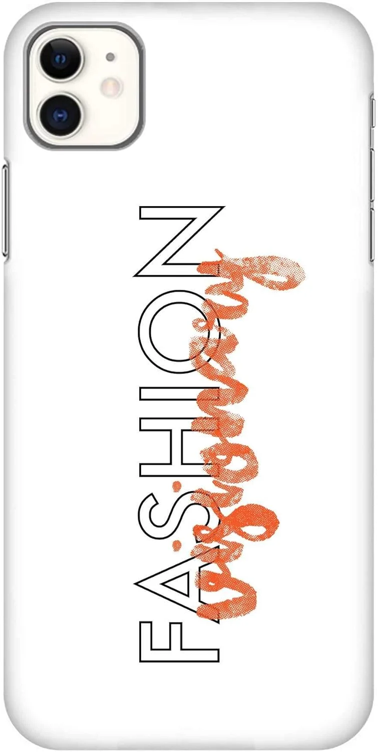 قاب محافظ شیک و باریک استایلیزد، سازگار با گوشی اپل آیفون 11، سری کلاسیک، طرح سفارشی، پوشش سخت PC با روکش مات - طرح Fashion Visionary [مناسب برای اپل آیفون 11]