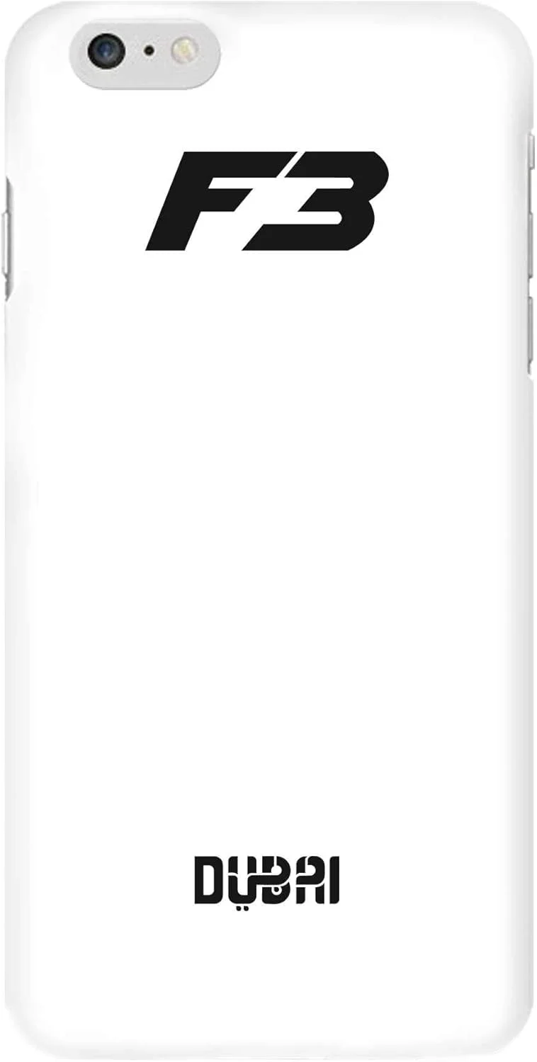 قاب محافظ شیک و باریک سازگار با Apple iPhone 6S/6، طرح کلاسیک، پوشش موبایل سفارشی، محافظ PC سخت با روکش مات، طرح Faz3 Dubai White [طراحی شده برای Apple iPhone 6S/6]