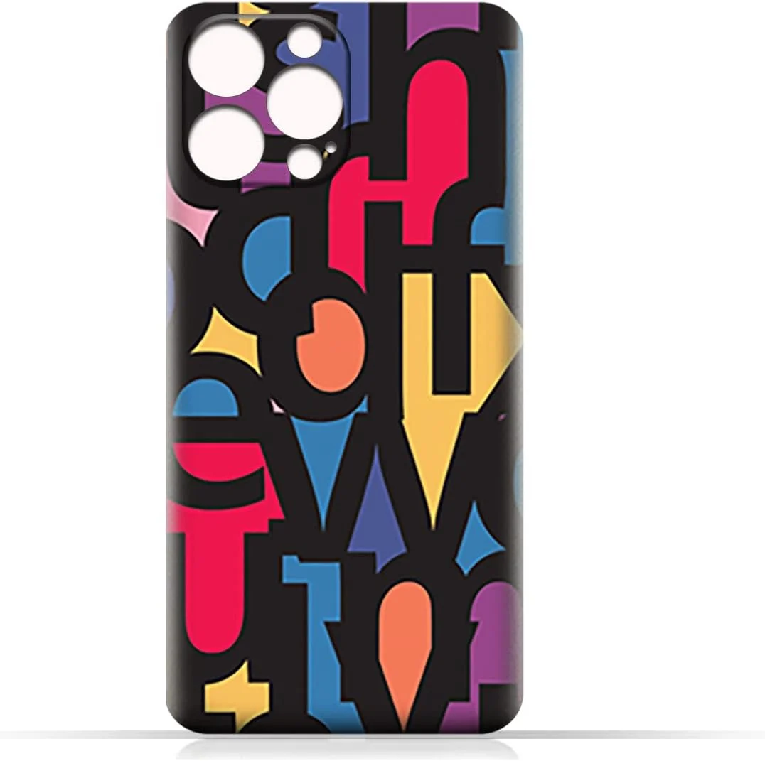 کاور محافظ گوشی موبایل آیفون 14 پرو مدل AMC Design TPU با طرح فونت های انتزاعی کاور محافظ گوشی موبایل آیفون 14 پرو مدل AMC Design TPU با طرح فونت های انتزاعی