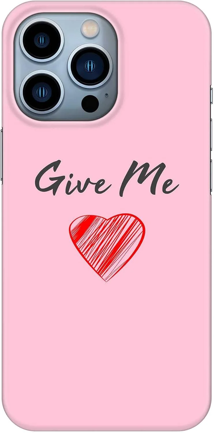 قاب محافظ گوشی موبایل استایلیزد، سازگار با آیفون 14 پرو اپل، سری کلاسیک باریک، پوشش سخت PC با روکش مات - به من عشق بده